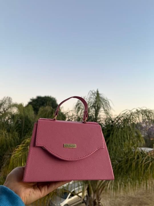 Bolsa lisa rosa