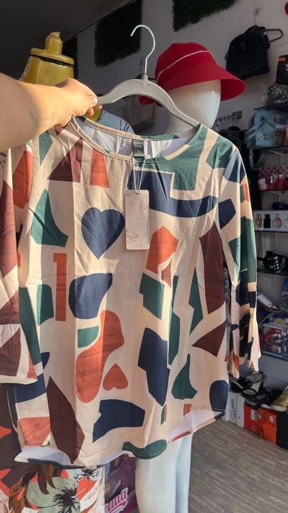 Blusa holgada talla L