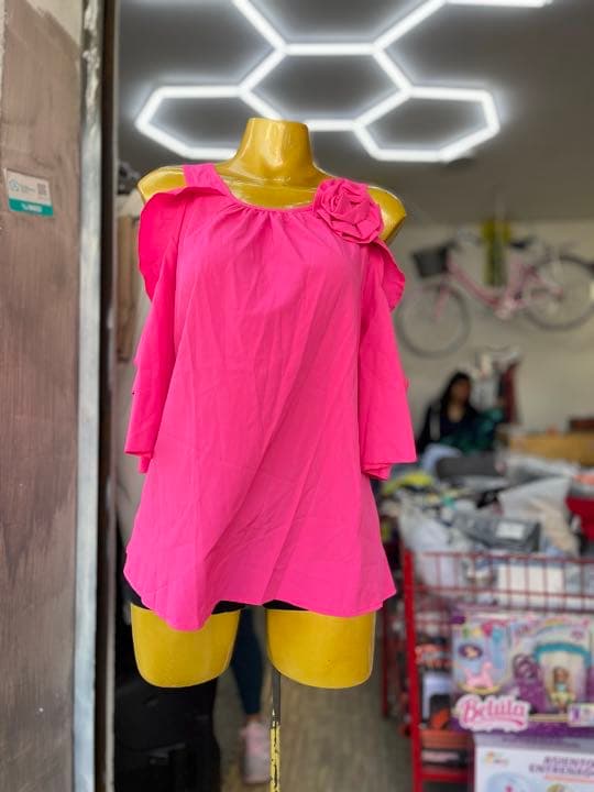 Talla 3XL blusa rosa